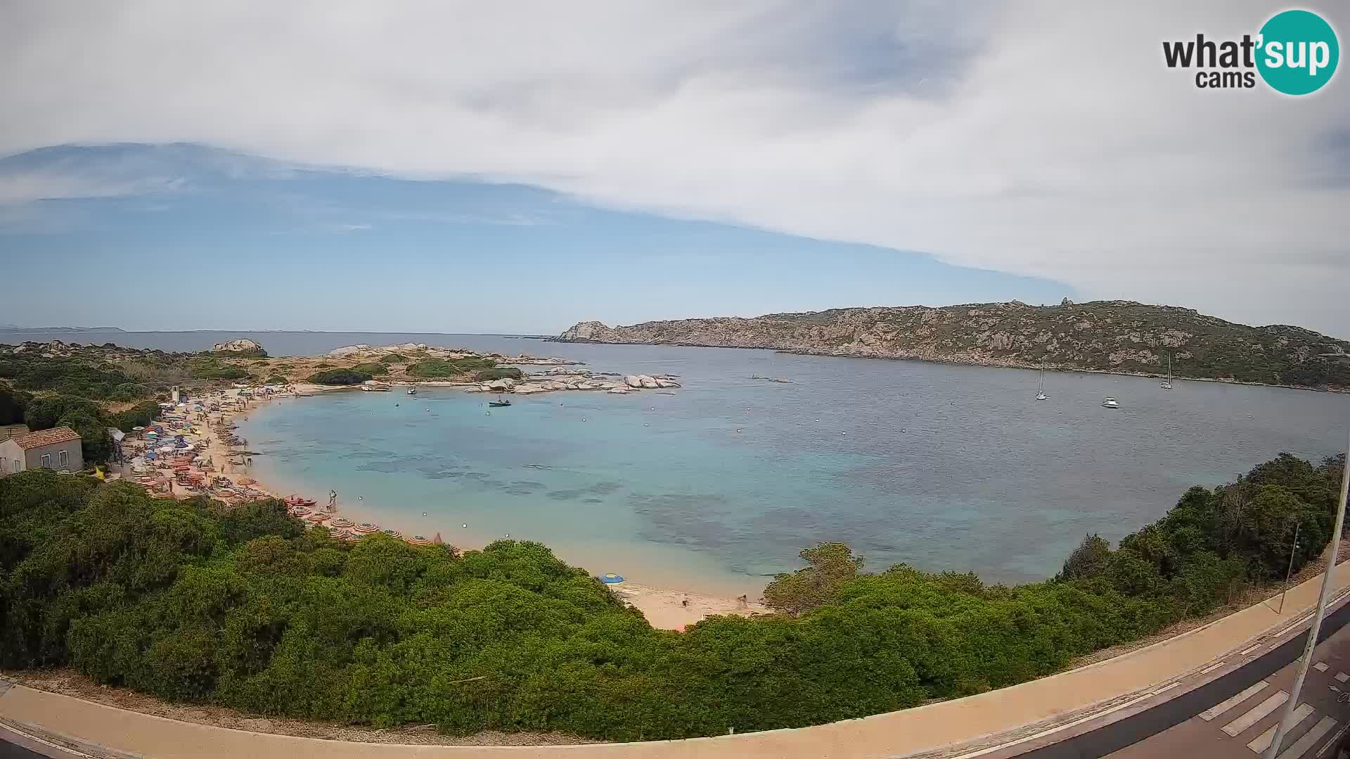 Webcam Rena di Levante – Live View from Capo Testa