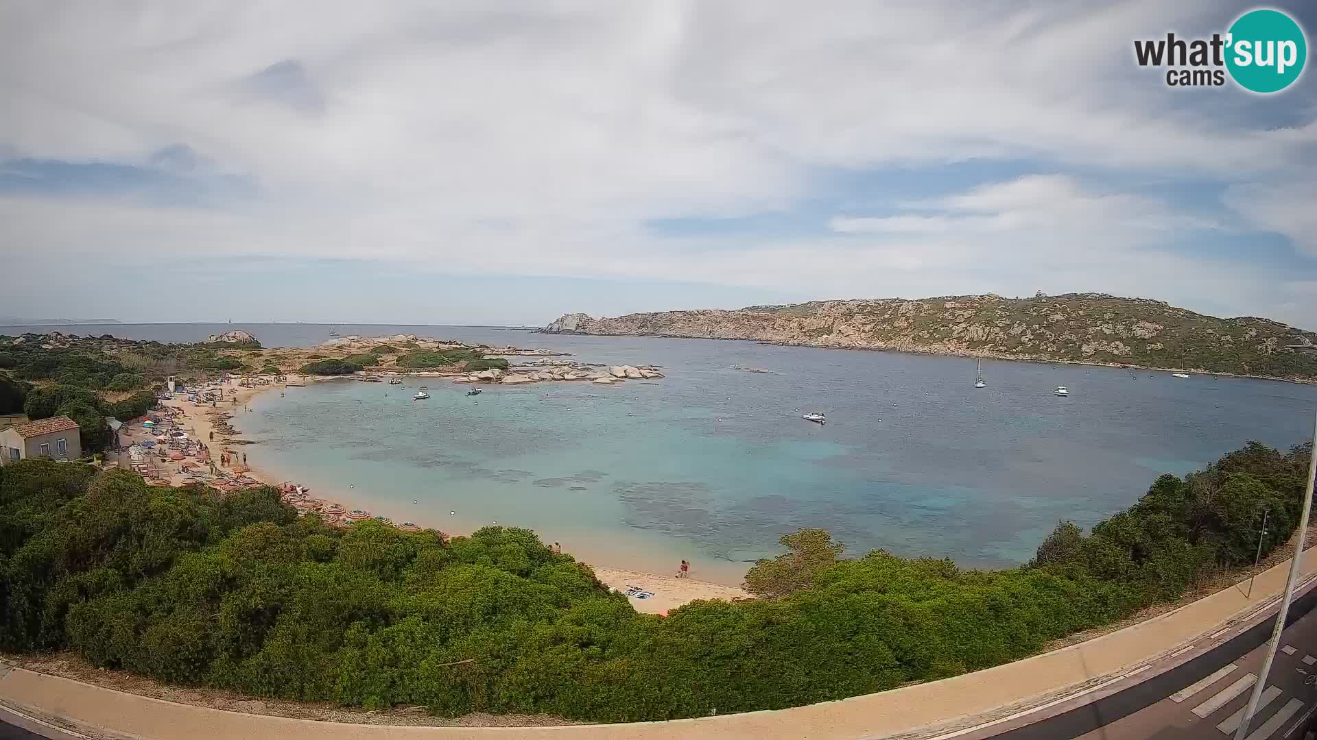 Webcam Rena di Levante – Live View from Capo Testa