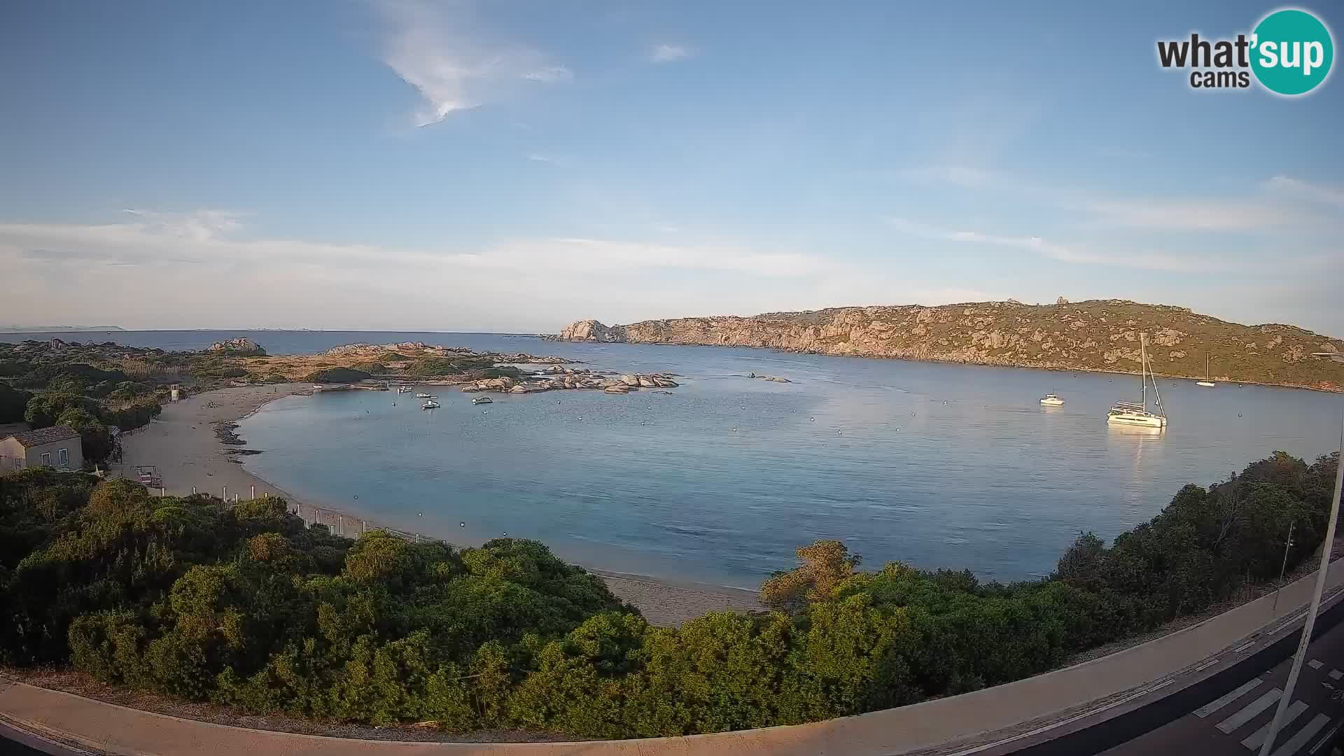Webcam Rena di Levante – Live View from Capo Testa