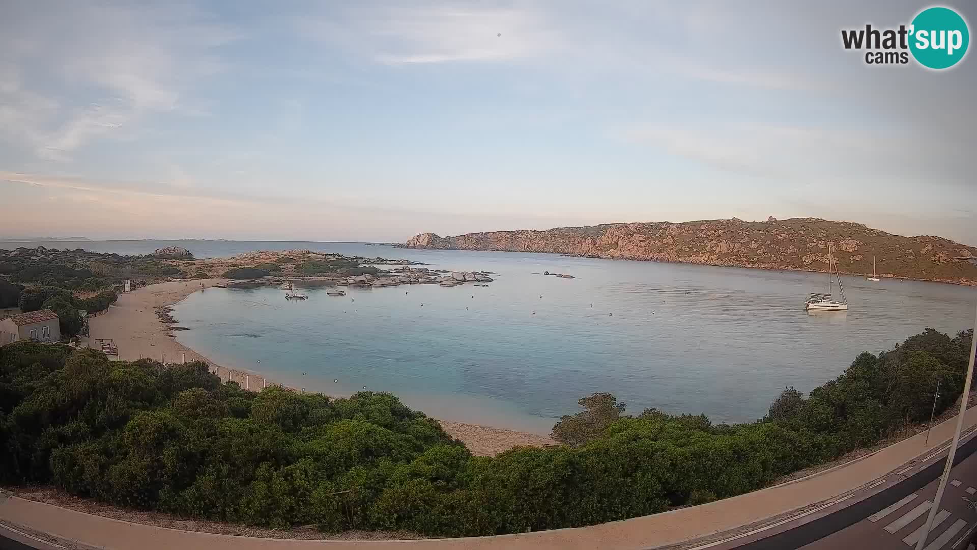 Webcam Rena di Levante – Live View from Capo Testa