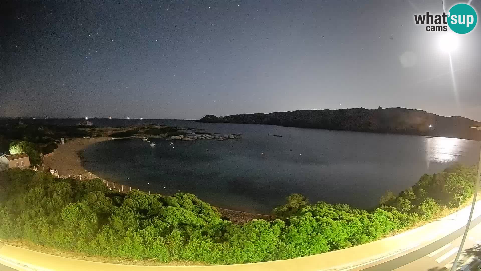 Web kamera Rena di Levante – Pogled uživo s Capo Testa