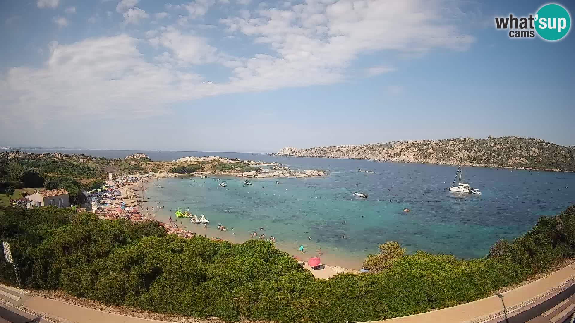 Webcam Rena di Levante – Live View from Capo Testa