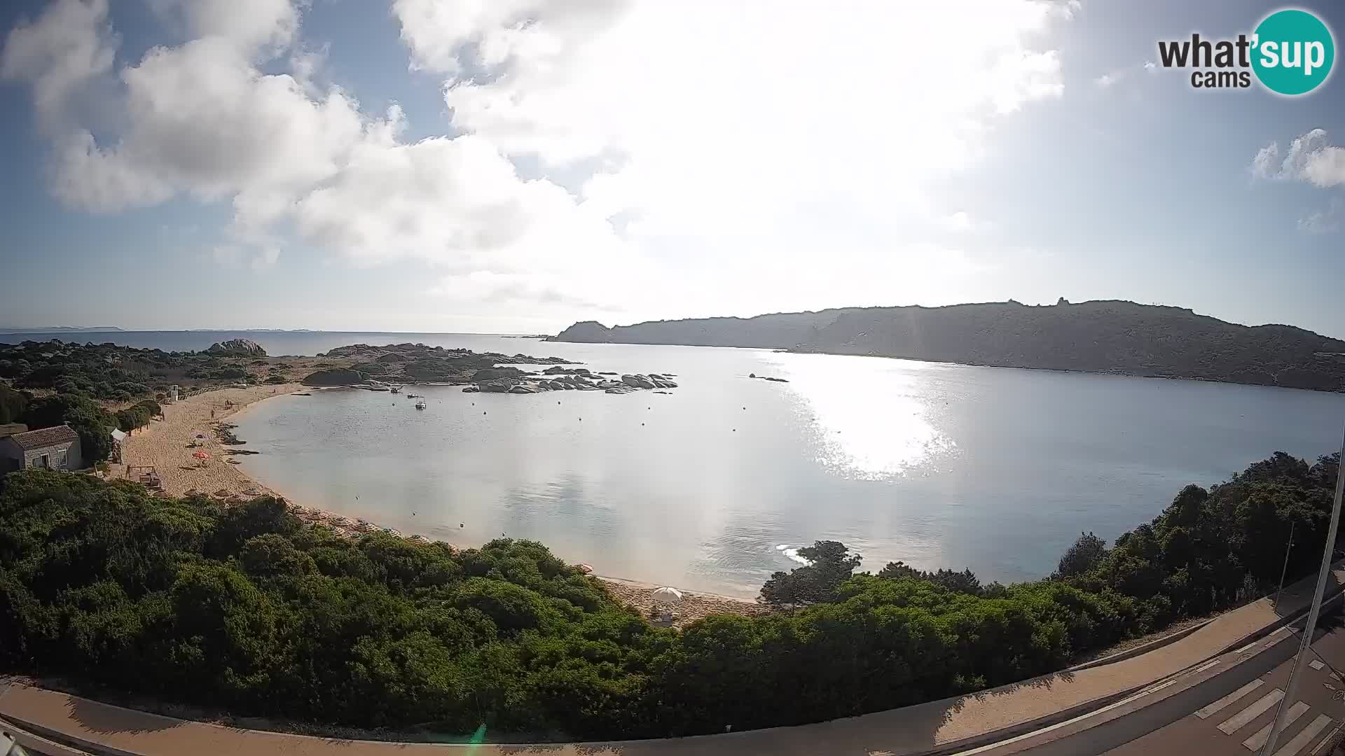 Webcam Rena di Levante – Live View from Capo Testa