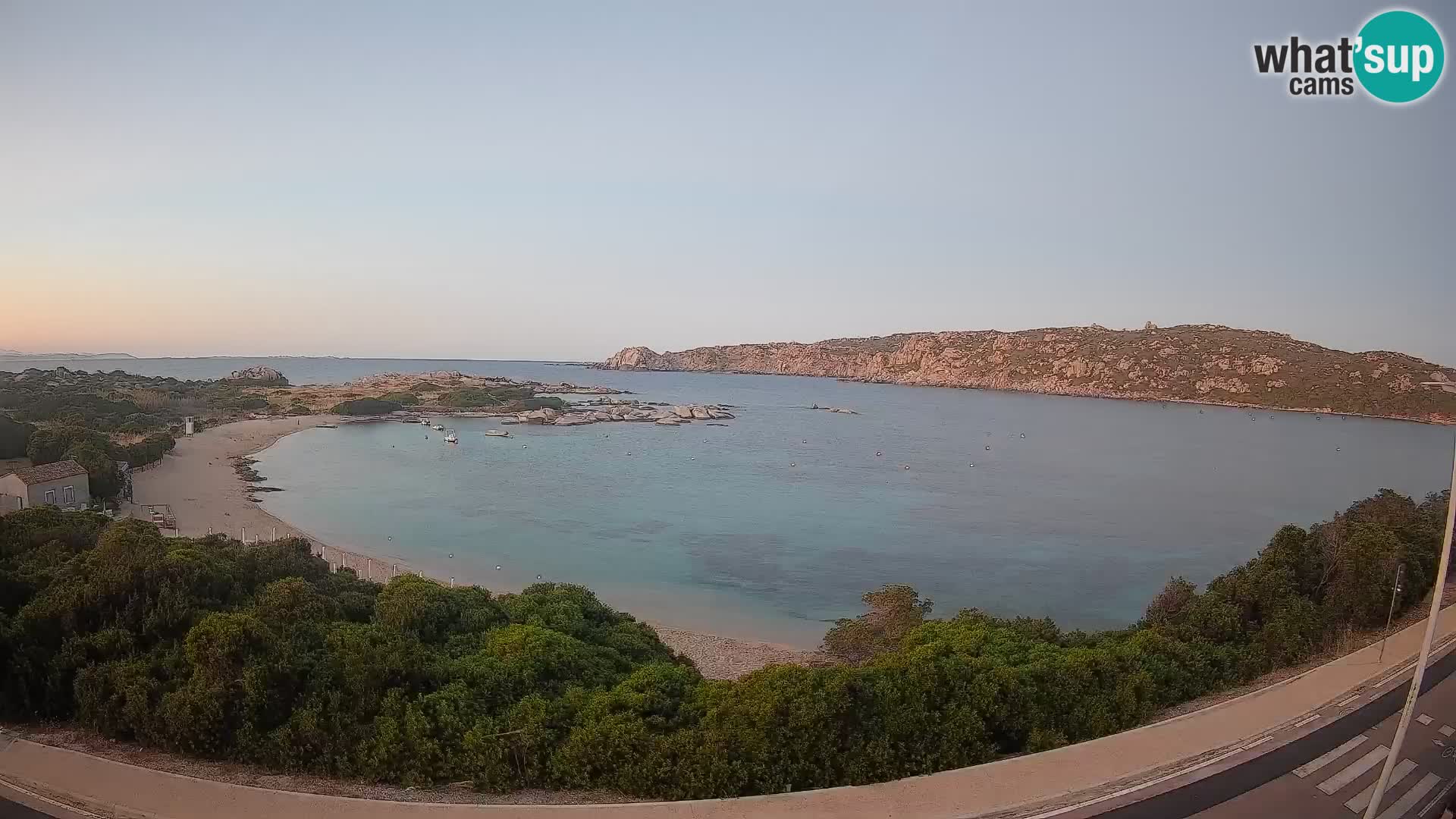 Web kamera Rena di Levante – Pogled uživo s Capo Testa