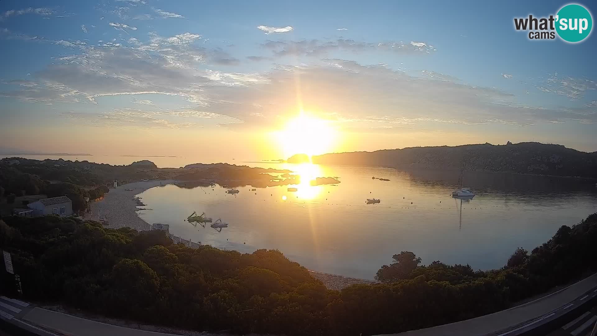 Webcam Rena di Levante – Live View from Capo Testa