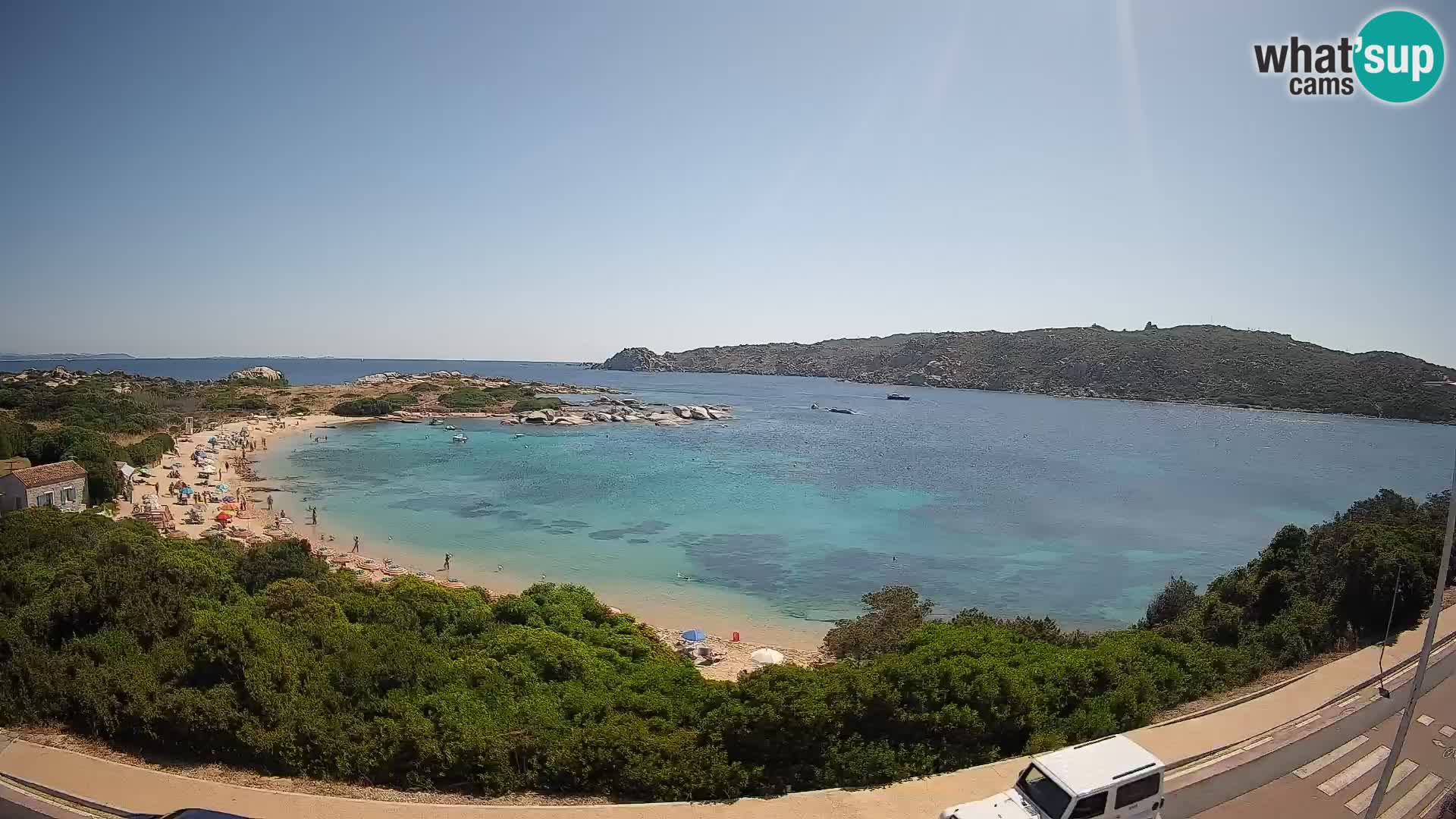 Webcam Rena di Levante – Live View from Capo Testa