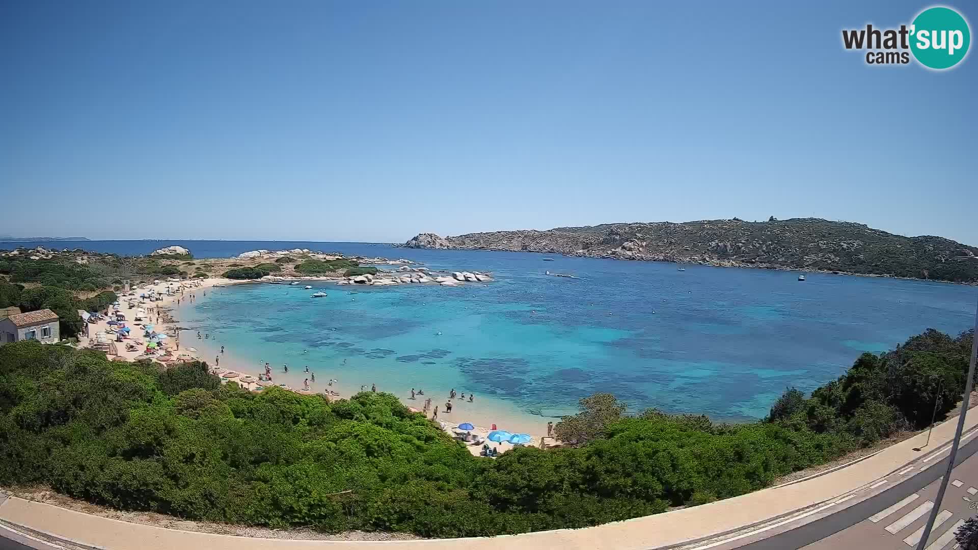 Webcam Rena di Levante – Live View from Capo Testa