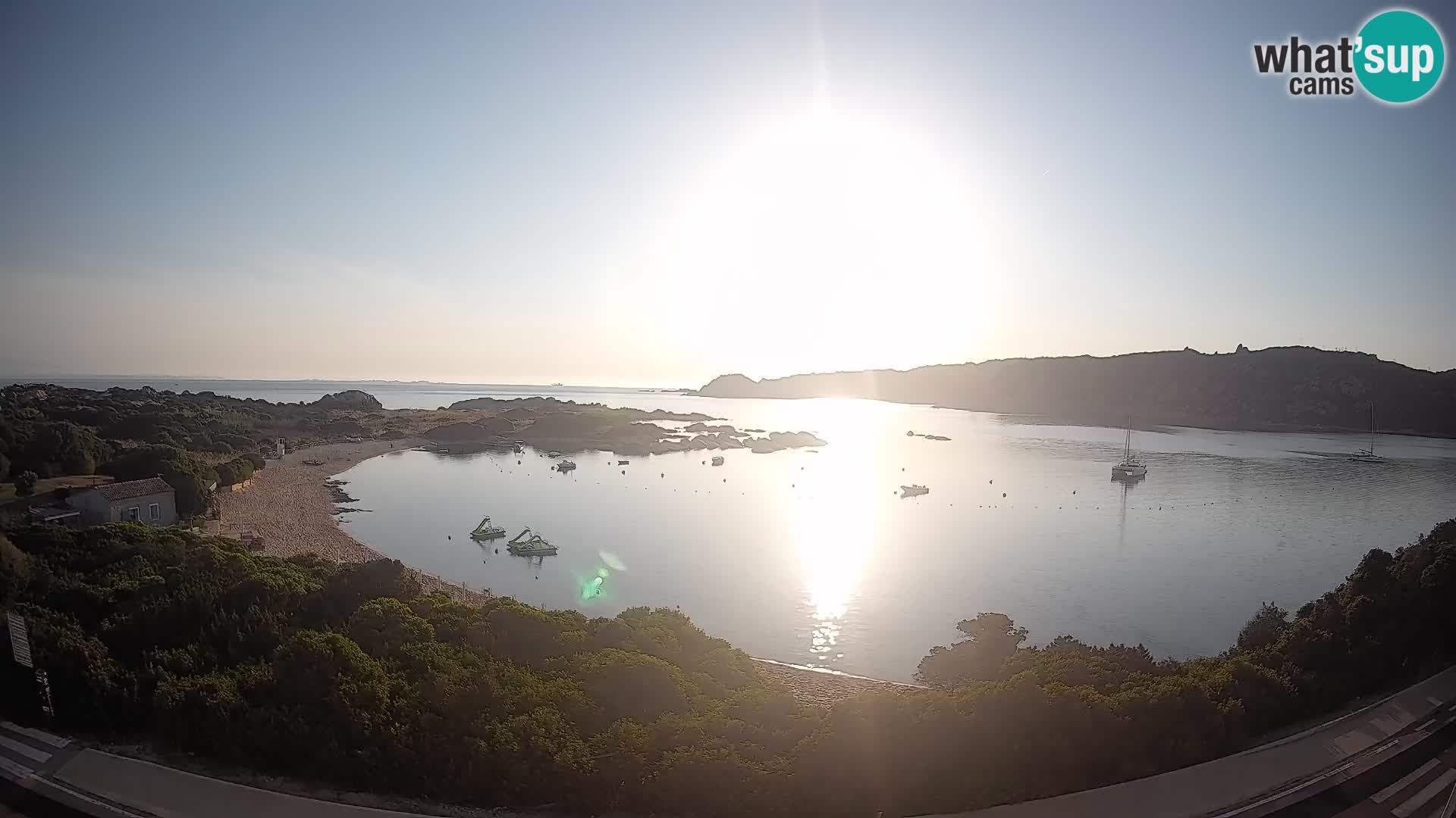 Spletna kamera Rena di Levante – Pogled v živo na Capo Testa