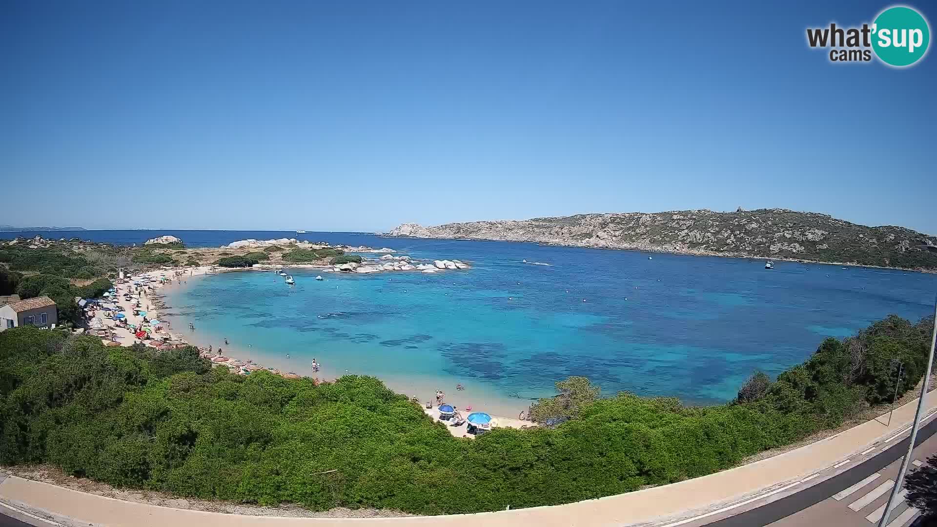 Webcam Rena di Levante – Live View from Capo Testa