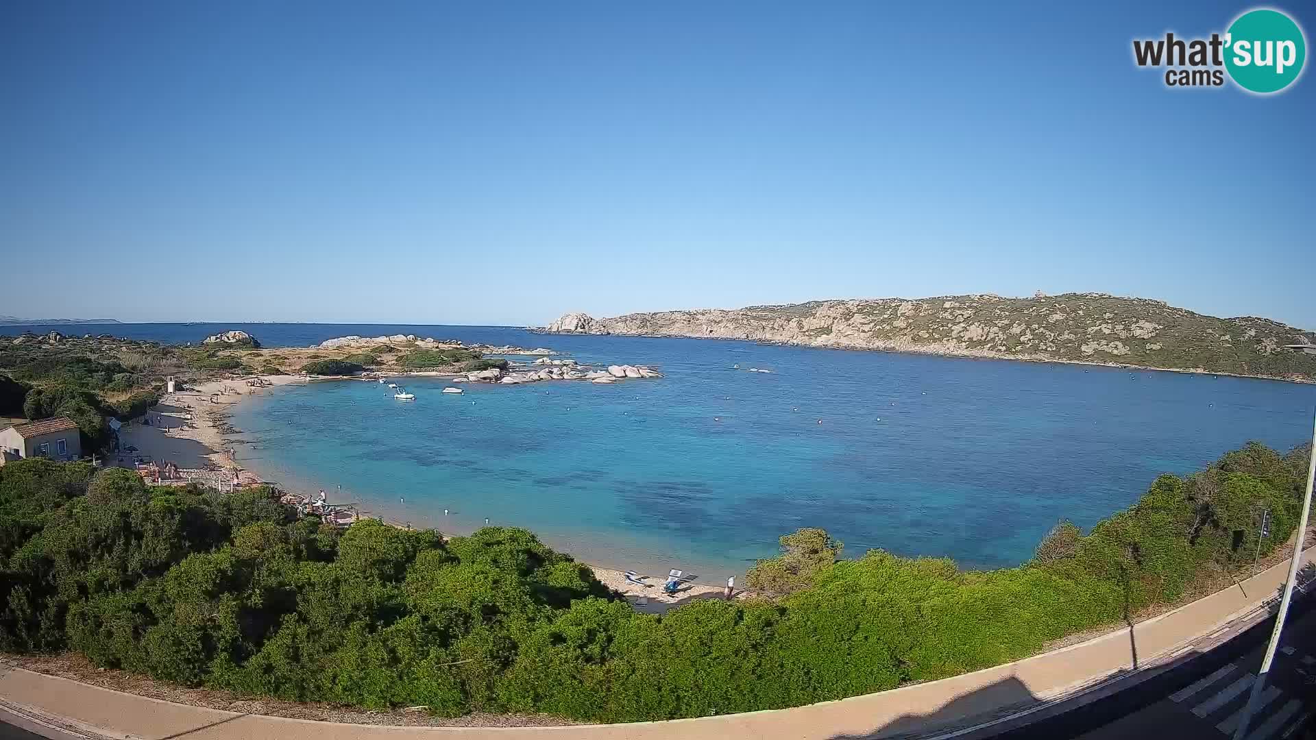 Webcam Rena di Levante – Live View from Capo Testa
