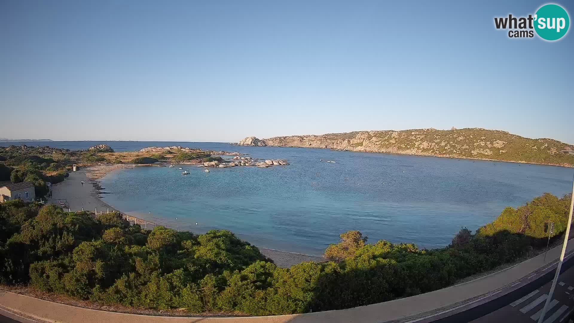 Webcam Rena di Levante – Live View from Capo Testa
