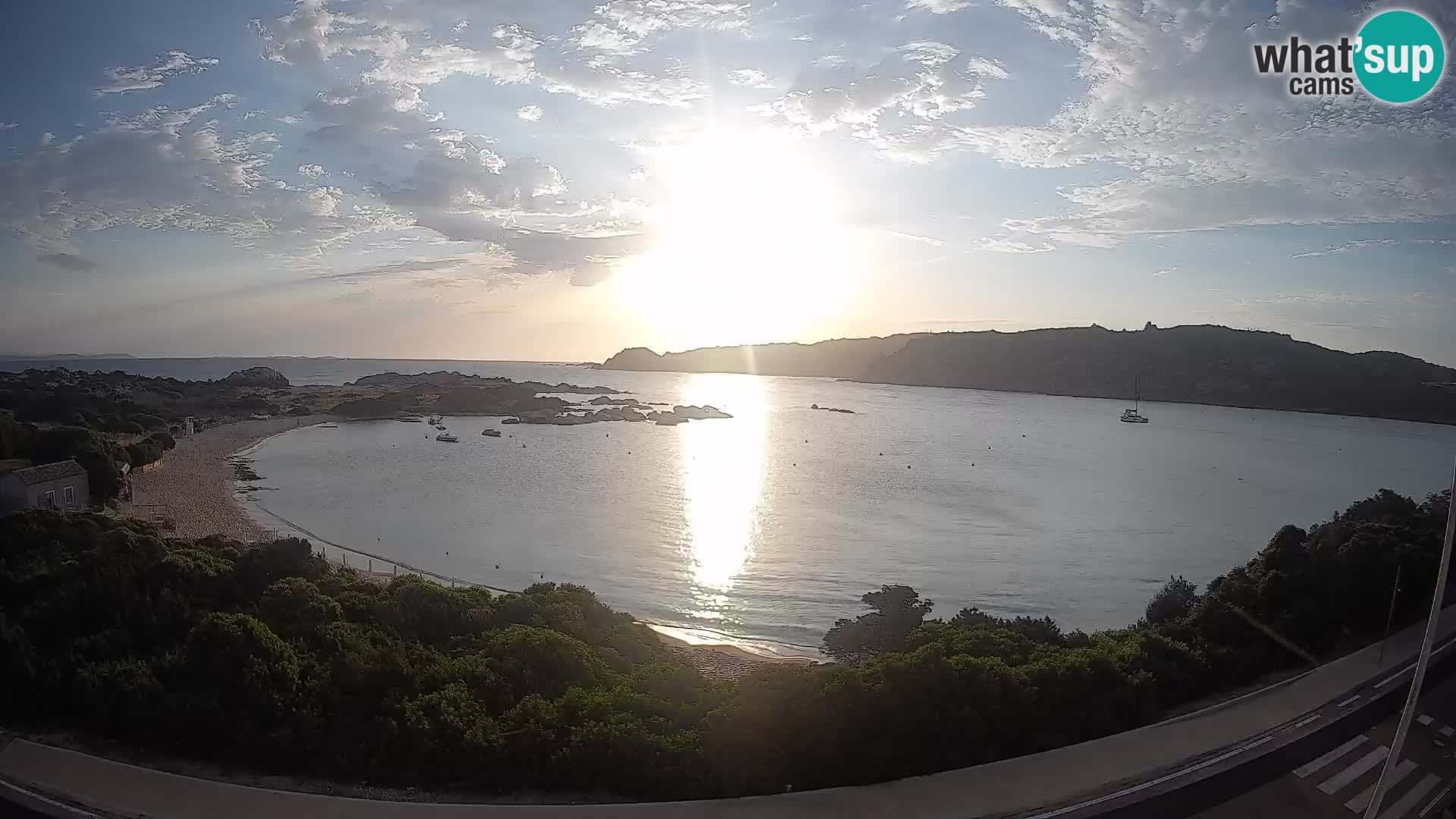 Webcam Rena di Levante – Live View from Capo Testa