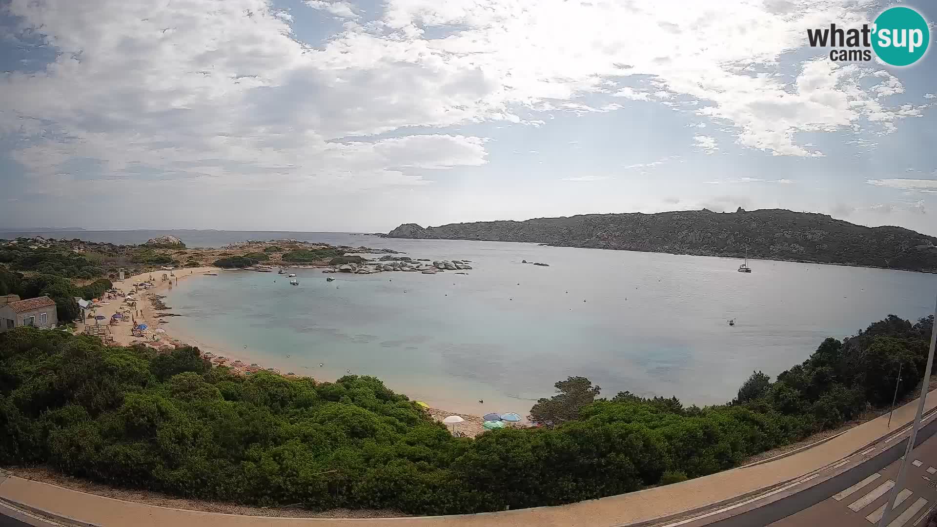 Webcam Rena di Levante – Live View from Capo Testa