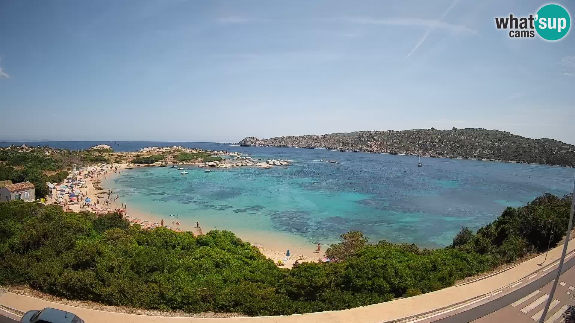 Web kamera Rena di Levante – Pogled uživo s Capo Testa
