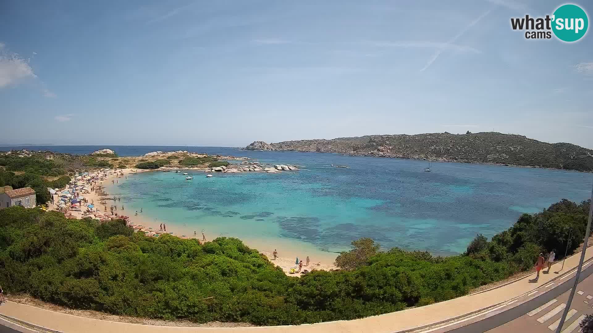 Webcam Rena di Levante – Live View from Capo Testa