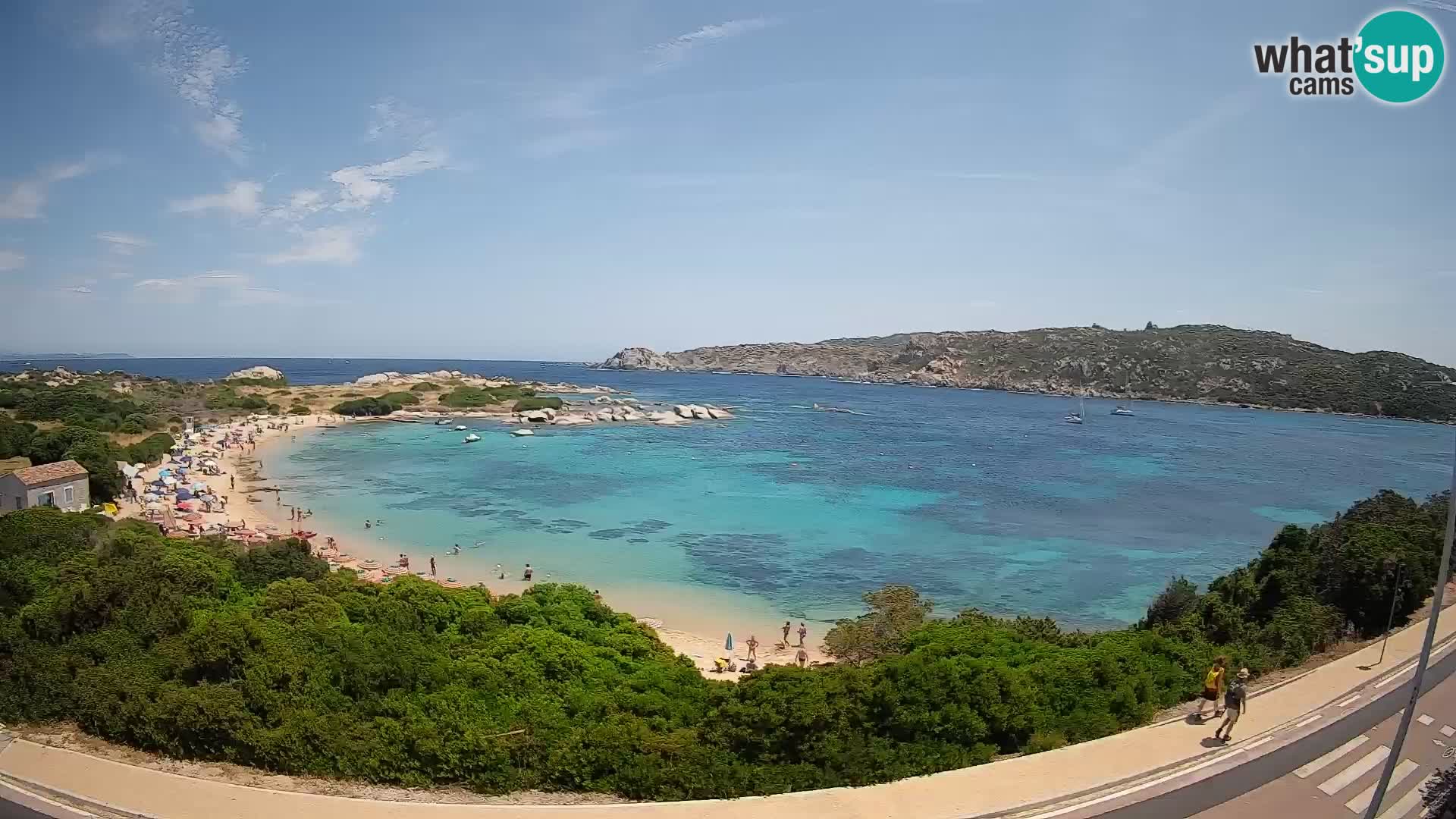 Webcam Rena di Levante – Live View from Capo Testa