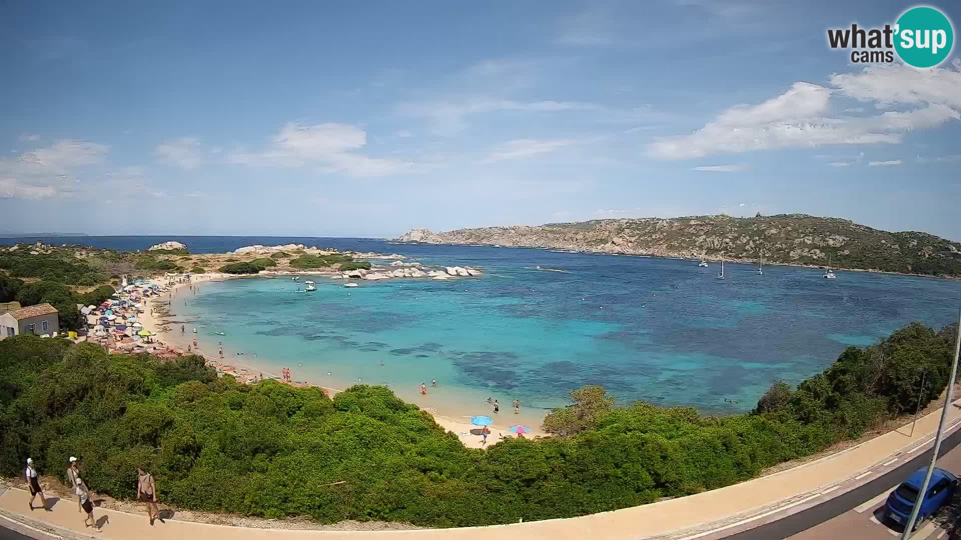 Webcam Rena di Levante – Live View from Capo Testa