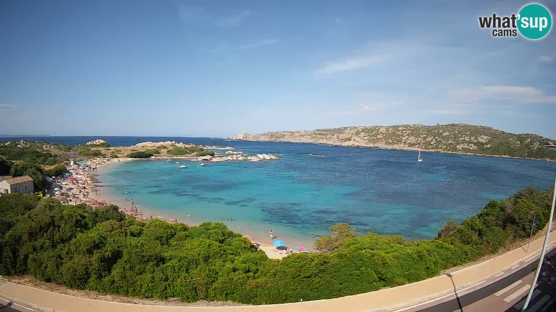 Webcam Rena di Levante – Live View from Capo Testa
