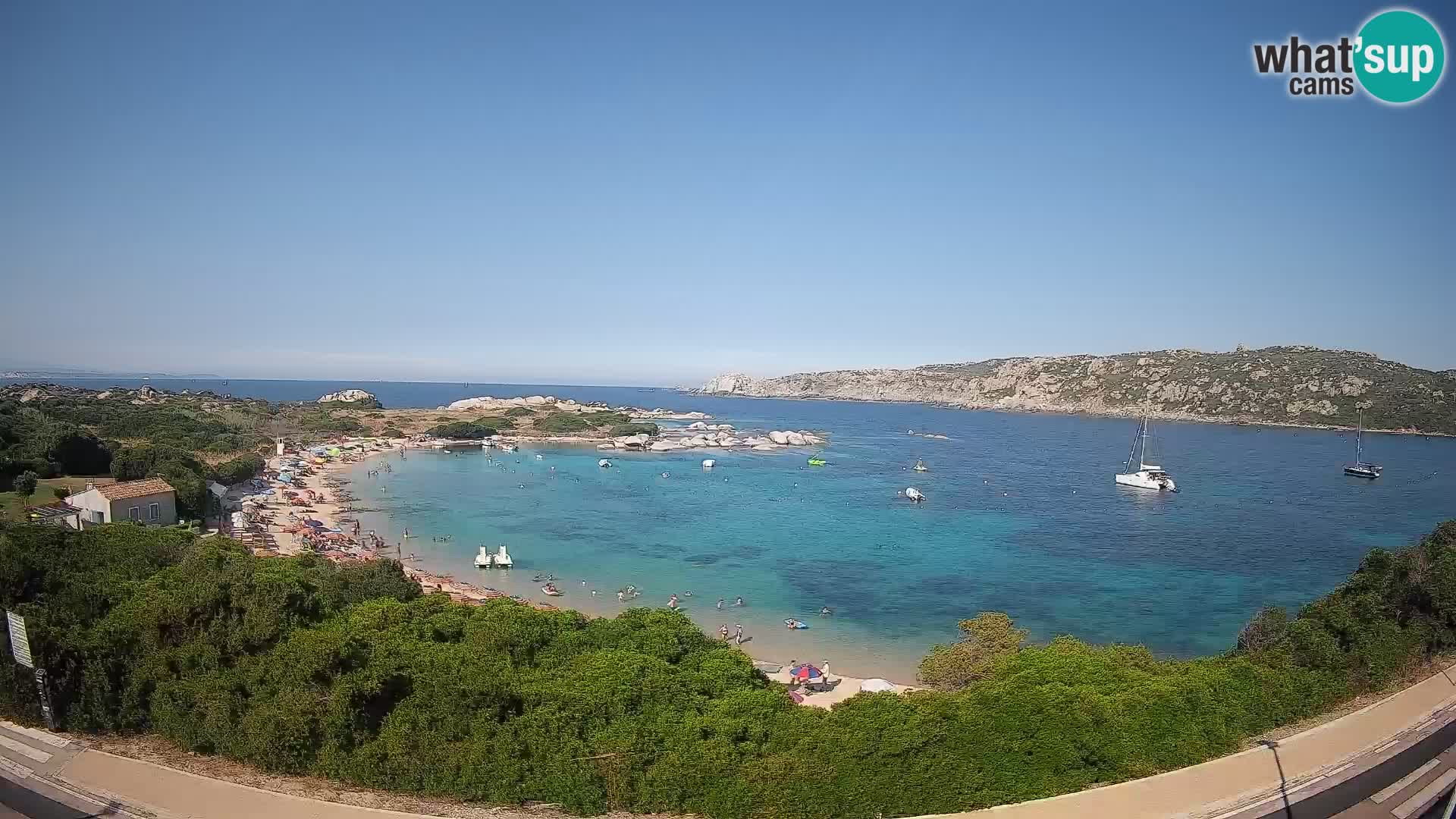 Webcam Rena di Levante – Live View from Capo Testa