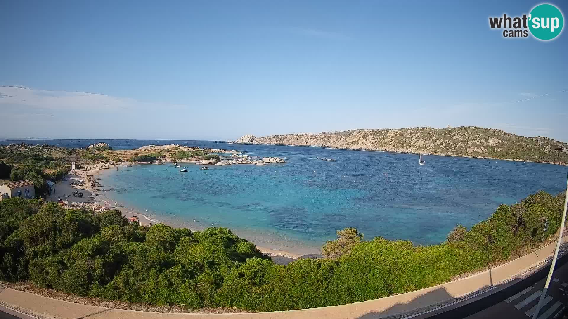 Spletna kamera Rena di Levante – Pogled v živo na Capo Testa