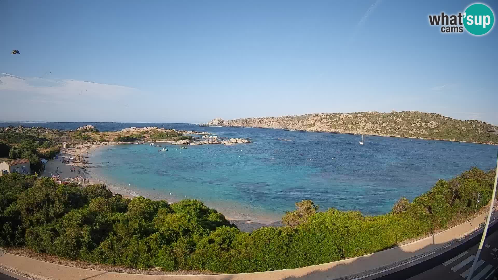 Webcam Rena di Levante – Live View from Capo Testa