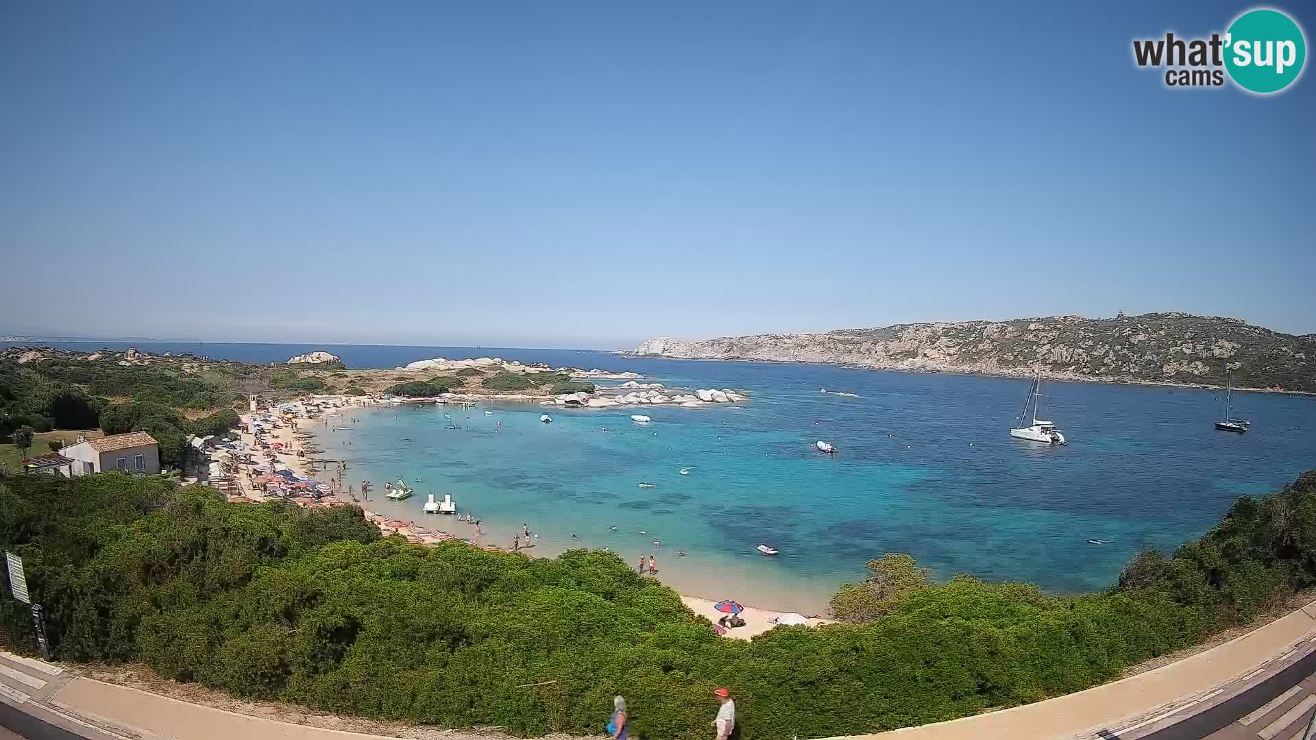 Web kamera Rena di Levante – Pogled uživo s Capo Testa
