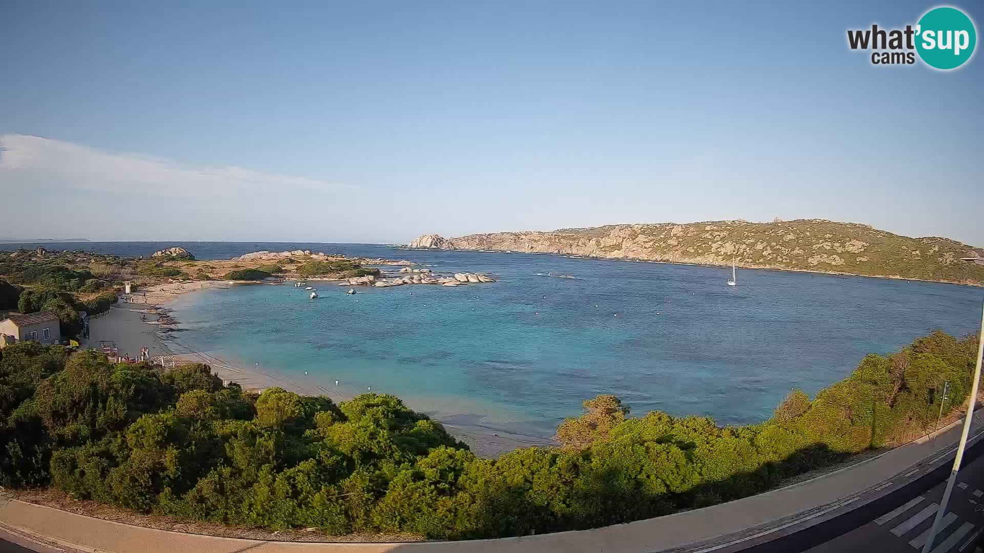 Webcam Rena di Levante – Live View from Capo Testa