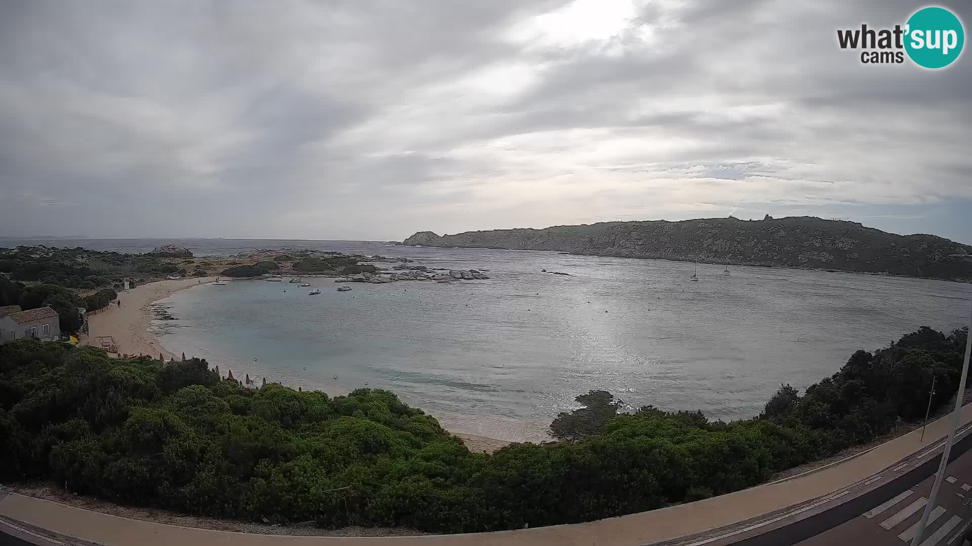 Webcam Rena di Levante – Live View from Capo Testa