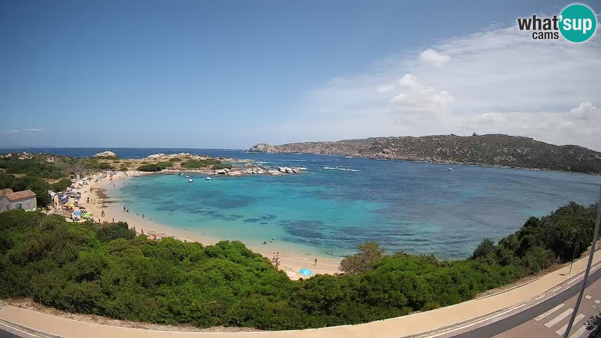 Webcam Rena di Levante – Live View from Capo Testa