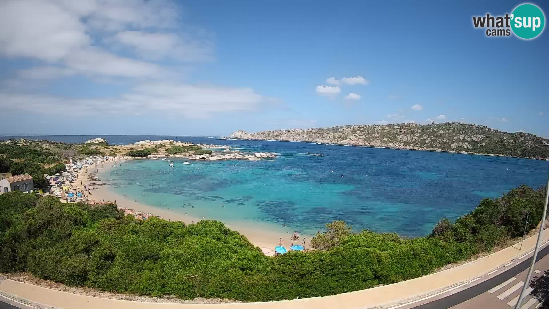 Webcam Rena di Levante – Live View from Capo Testa