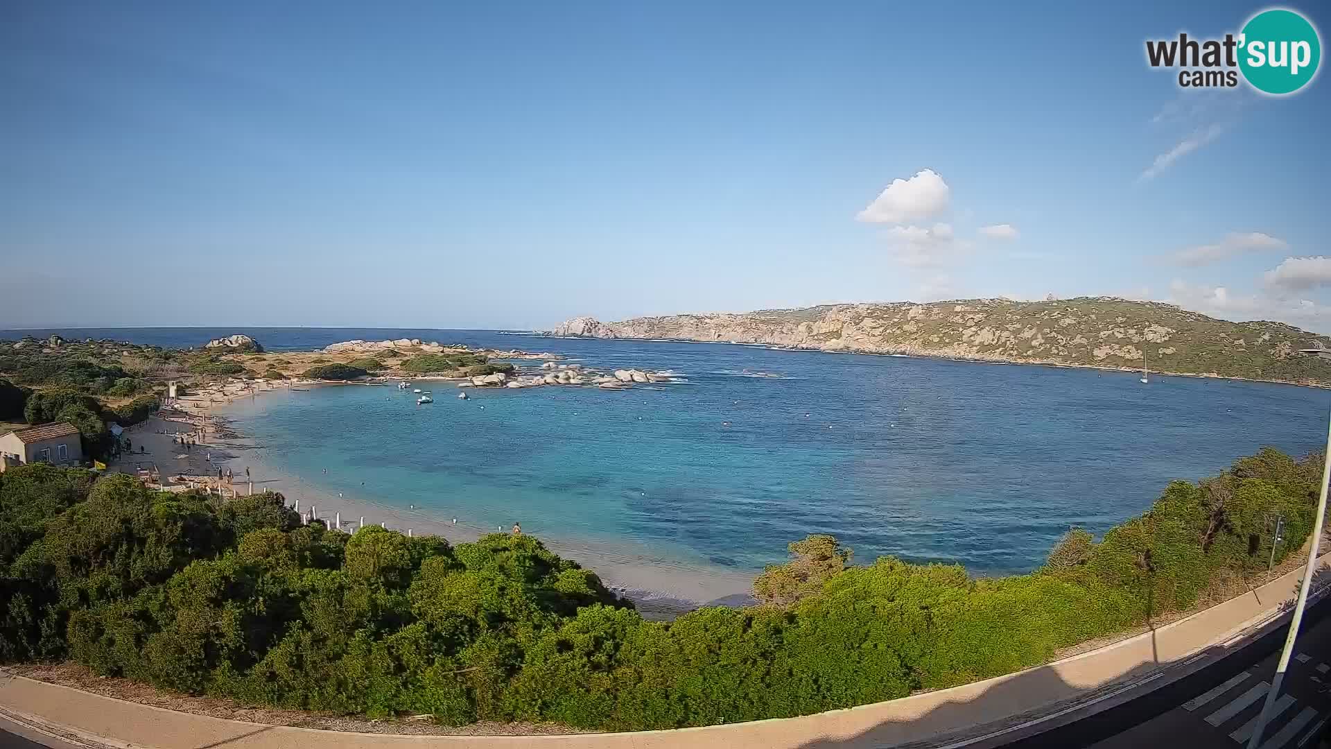 Spletna kamera Rena di Levante – Pogled v živo na Capo Testa