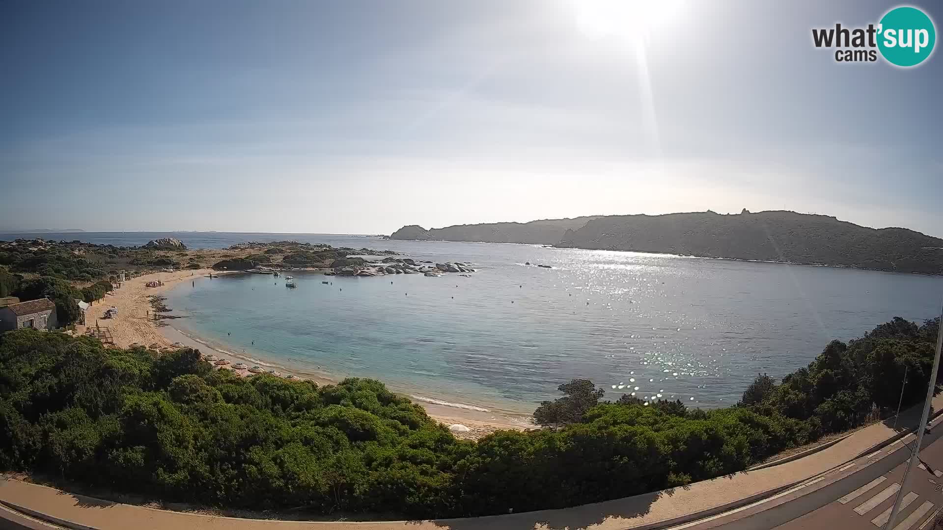 Webcam Rena di Levante – Live View from Capo Testa