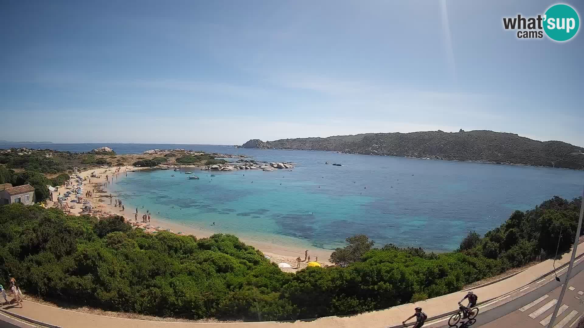 Spletna kamera Rena di Levante – Pogled v živo na Capo Testa
