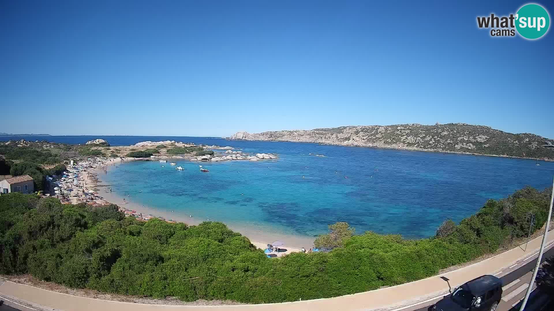 Webcam Rena di Levante – Live View from Capo Testa