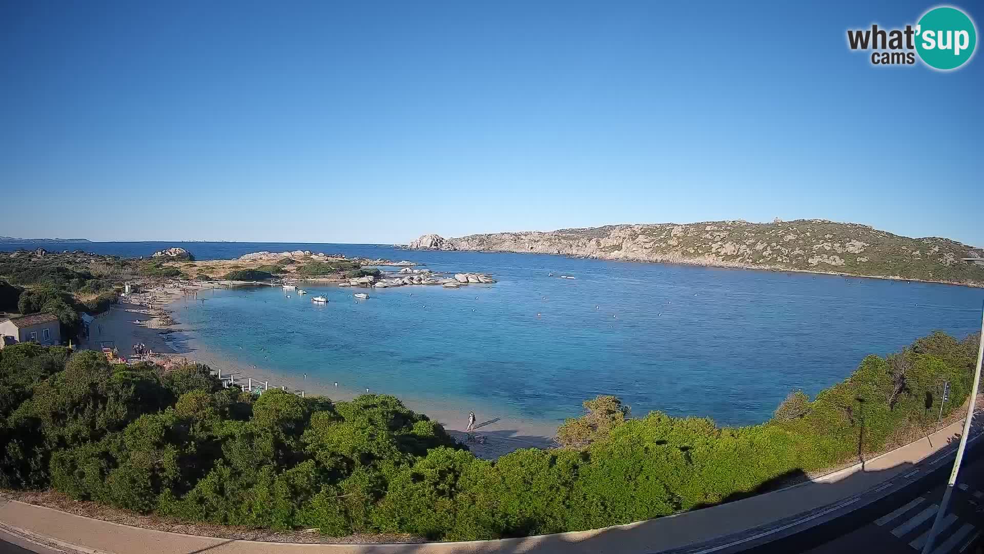 Webcam Rena di Levante – Live View from Capo Testa