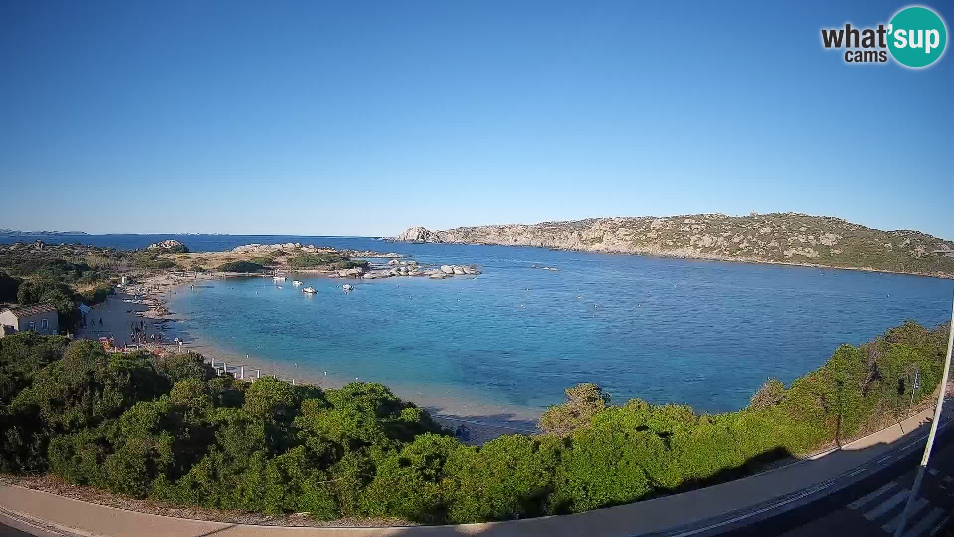 Webcam Rena di Levante – Live View from Capo Testa