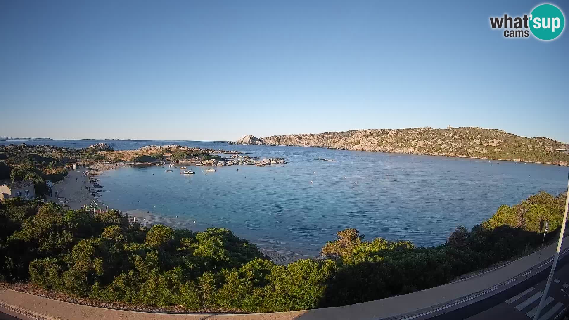 Webcam Rena di Levante – Live View from Capo Testa