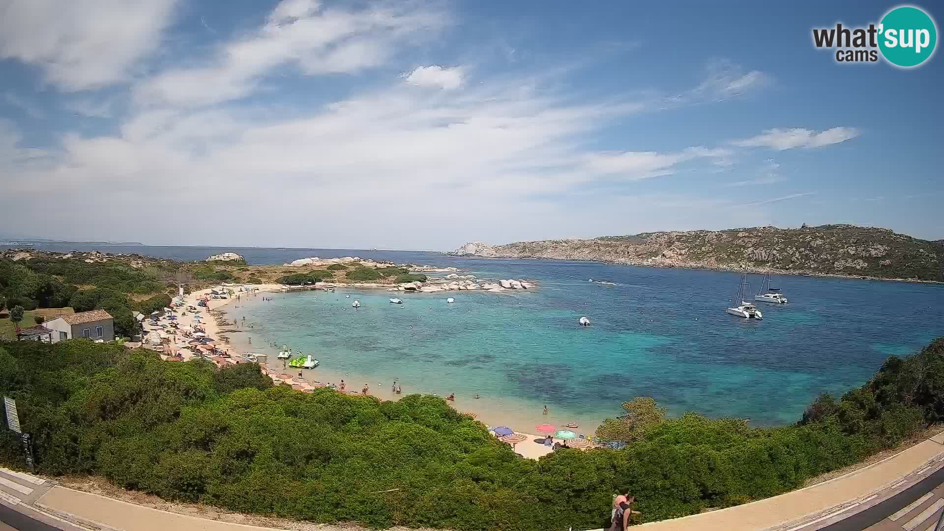Webcam Rena di Levante – Live View from Capo Testa