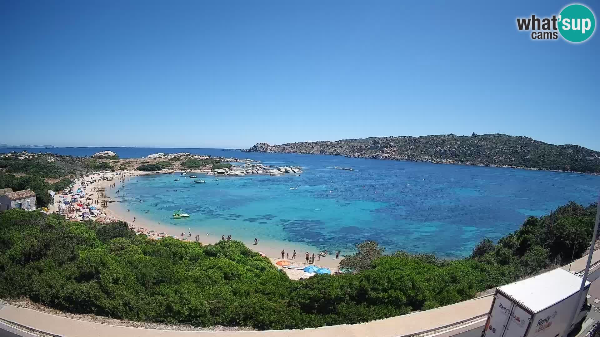 Spletna kamera Rena di Levante – Pogled v živo na Capo Testa