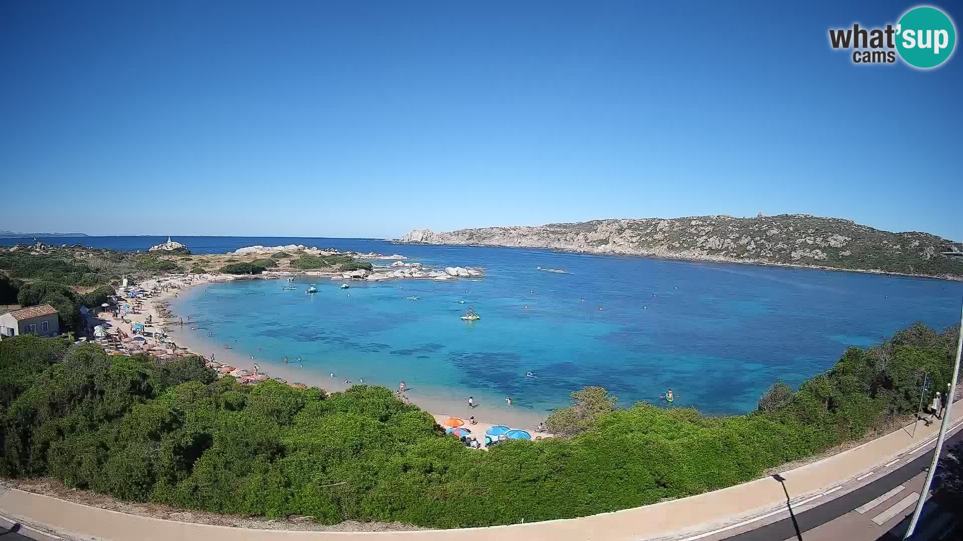 Spletna kamera Rena di Levante – Pogled v živo na Capo Testa