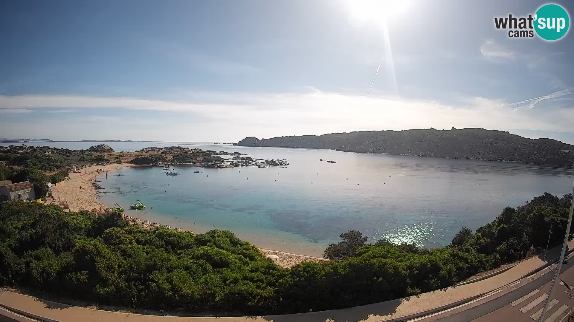 Webcam Rena di Levante – Live View from Capo Testa