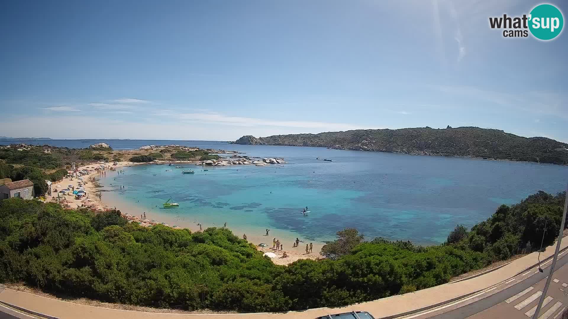 Webcam Rena di Levante – Live View from Capo Testa