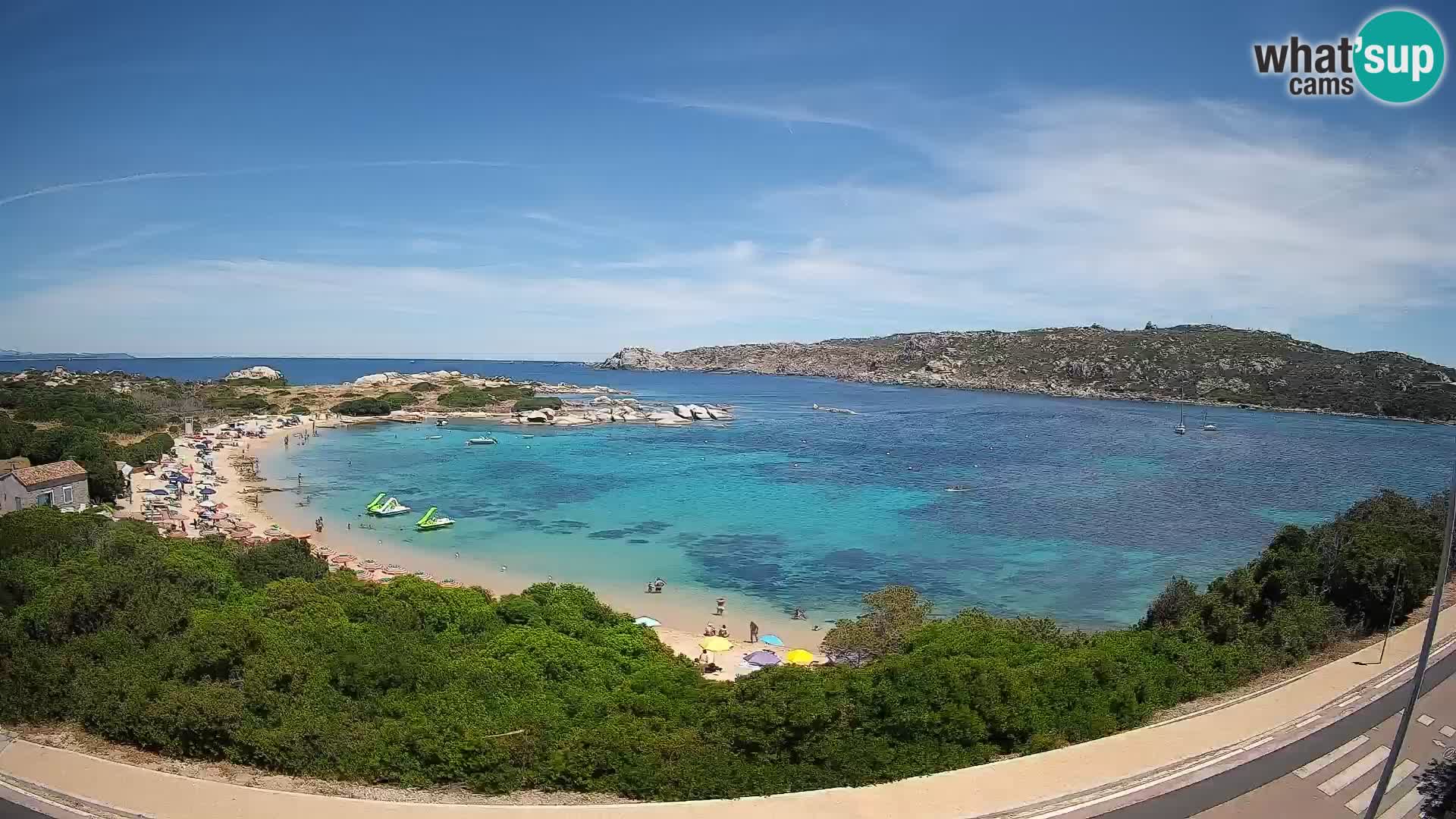 Webcam Rena di Levante – Live View from Capo Testa