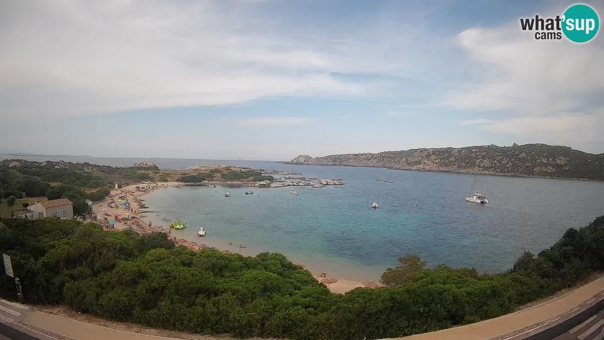 Webcam Rena di Levante – Live View from Capo Testa