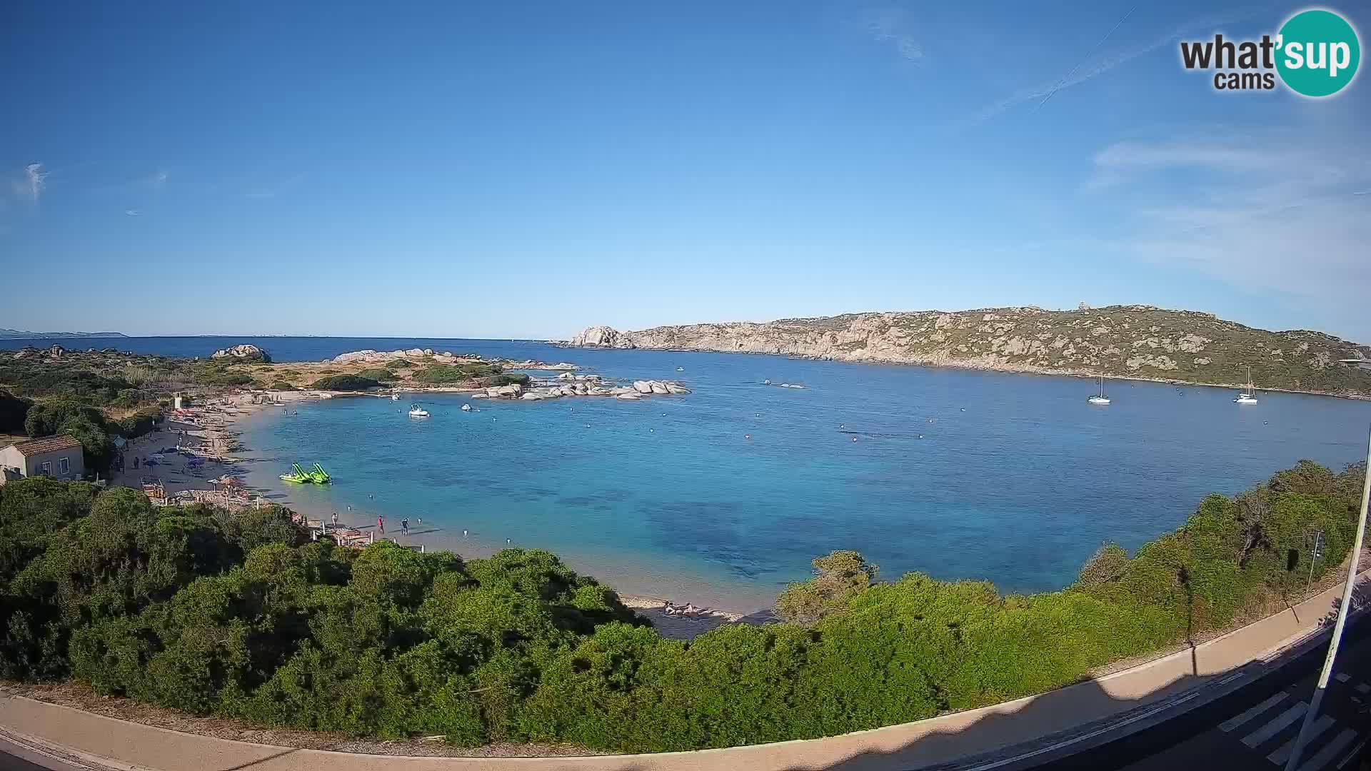 Webcam Rena di Levante – Live View from Capo Testa