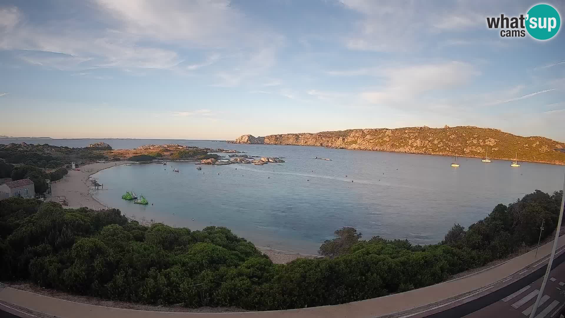 Webcam Rena di Levante – Live View from Capo Testa
