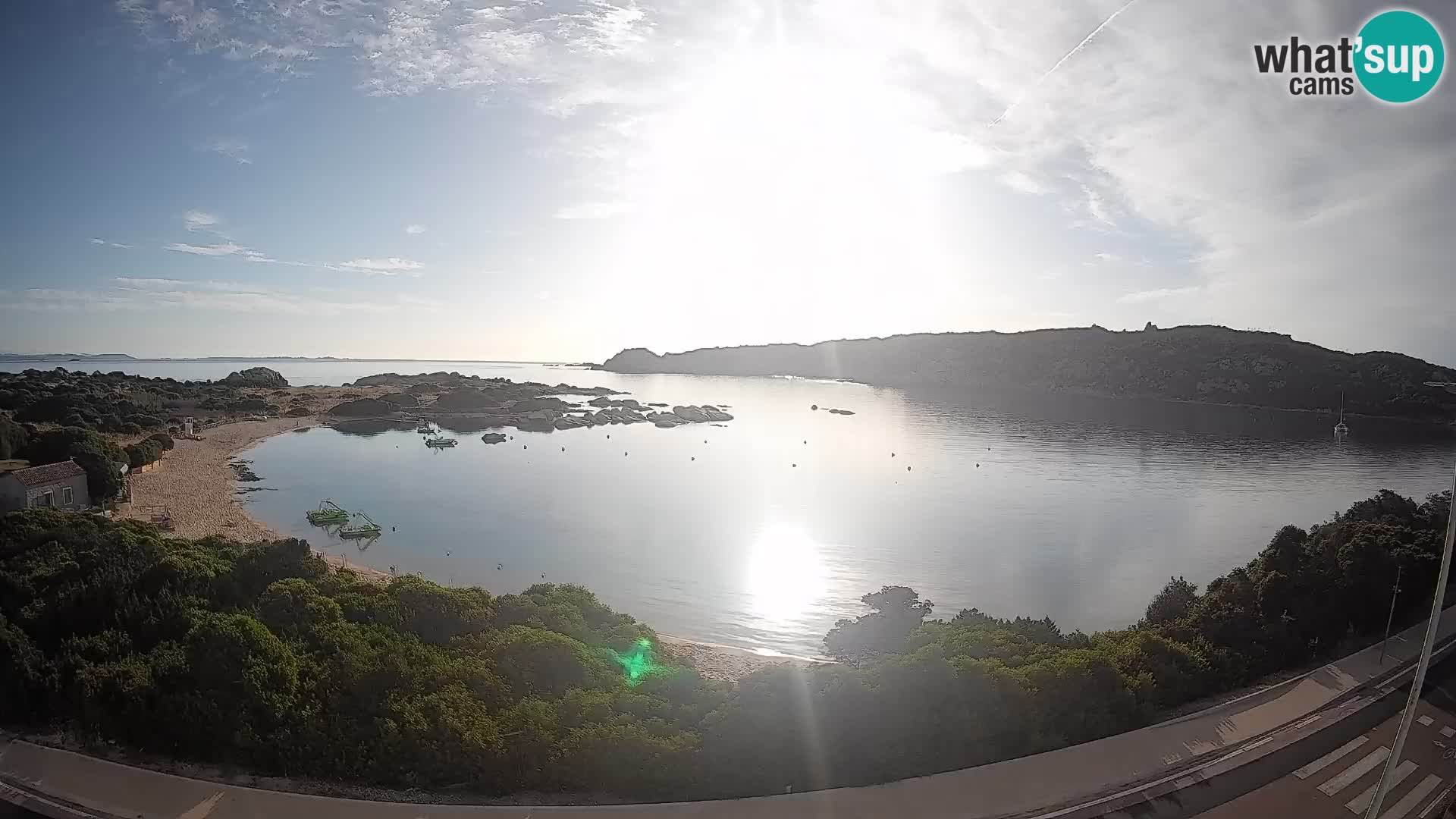 Webcam Rena di Levante – Live View from Capo Testa