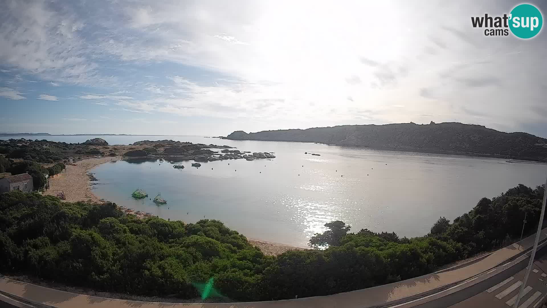 Webcam Rena di Levante – Live View from Capo Testa