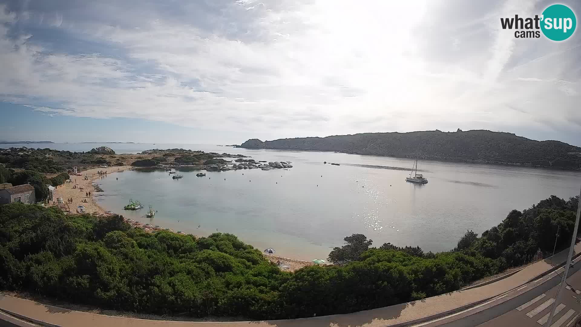 Webcam Rena di Levante – Live View from Capo Testa