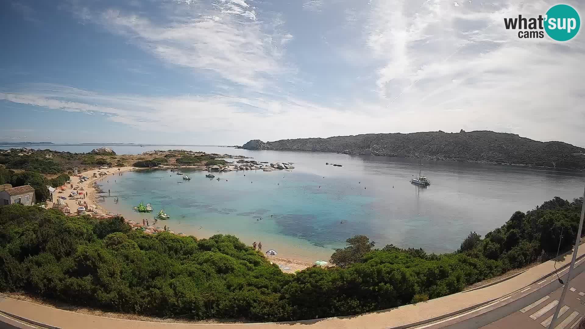 Spletna kamera Rena di Levante – Pogled v živo na Capo Testa